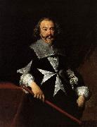 Bernardo Strozzi Portrait of a Maltese Knight oil painting artist